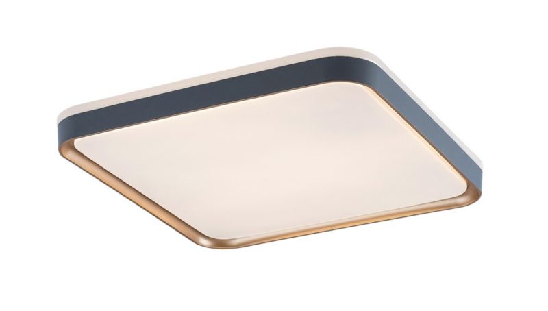 Plafon Rabalux Liatris popielato-biały LED 26W 3000K 1450lm IP20 wym: 6 x 39,5 x 39,5 cm metal - 1 szt.