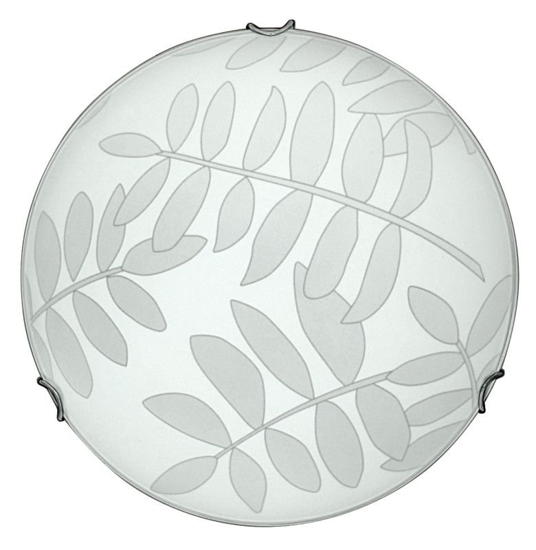 Plafon sufitowy lampa Candellux Letycja chromowany biały 1 x E27 x IP20 wym: 9 x 30 x 30 cm - 1 szt.