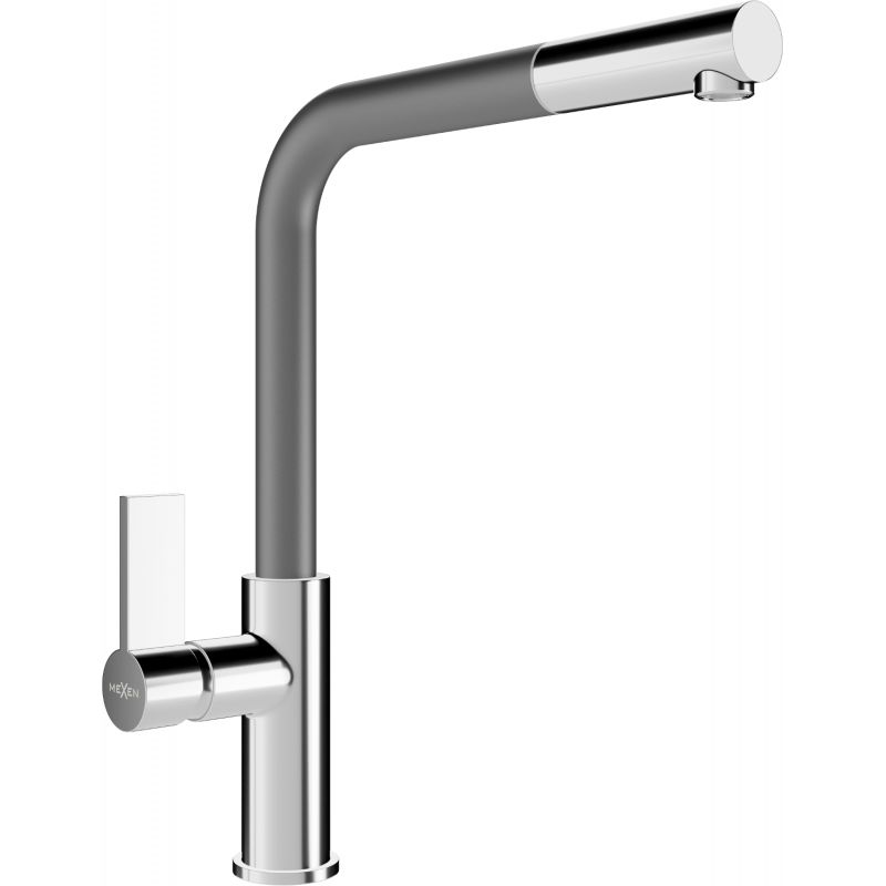 Bateria kuchenna Mexen Flora chrom/szara 1 szt.