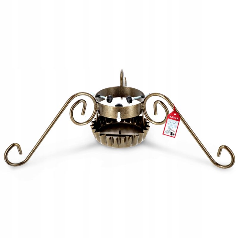 Stojak Choinkowy KADAX Podstawka Pod Choinkę Na Drzewko Złoty 1 szt.