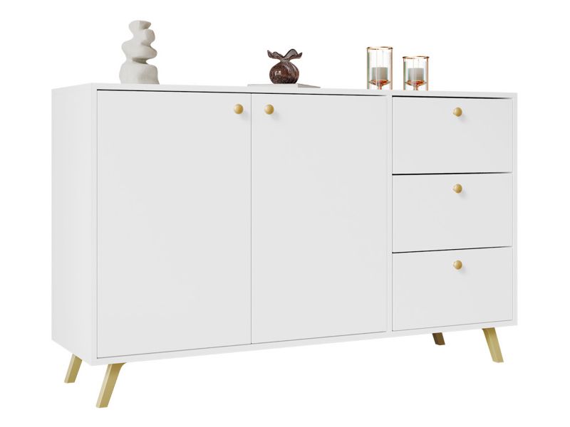 Komoda MIRJAN 24 Siena 2D3S biały 1 szt.