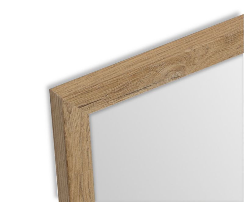 Lustro wiszące Profilmat 120x60 rama wąska Dąb Grand 1szt.