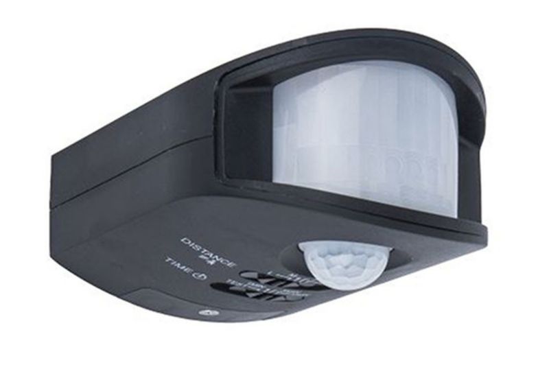Czujnik ruchu Lutec podczerwień PIR czarny do 20 metrów ścienny natynkowy IP44 wym: 11 x 5 x 9,4 cm - 1 szt.