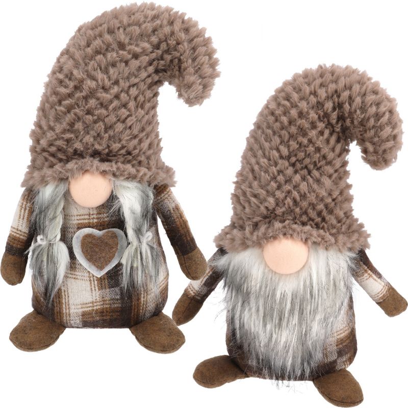 Skrzat krasnal para JUMI na prezent święta Mikołaj gnom duży para skrzaty 2 szt.