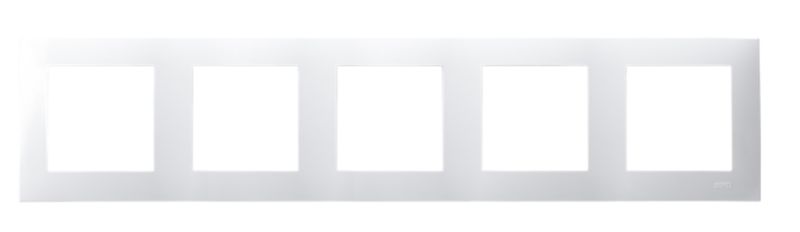 Ramka pięciokrotna Ospel Szafir biała