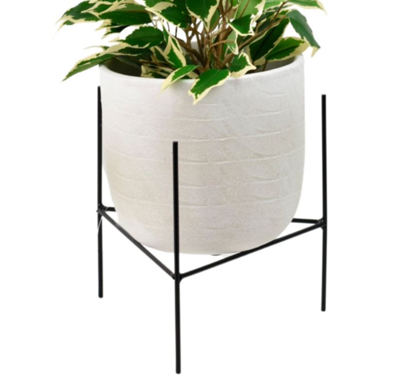 Stojak na donice Direct Home and Garden czarny trójkąt XS 1 szt.