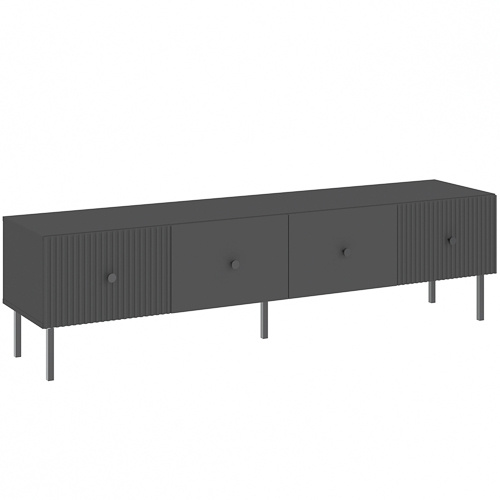 Nowoczesna szafka pod telewizor 180 cm VALTEO czarny