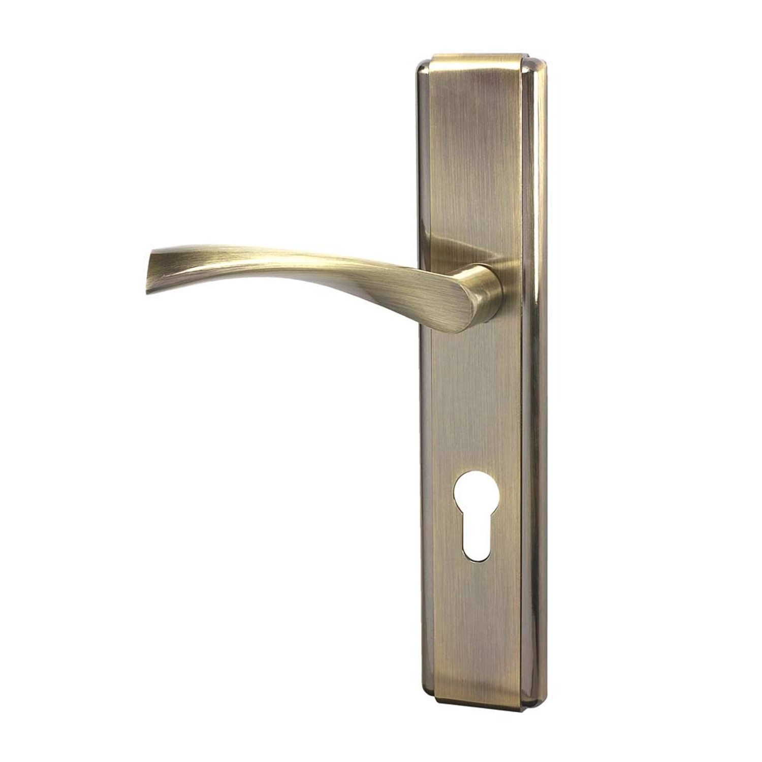 Domino Klamka do drzwi Romana lewa brąz