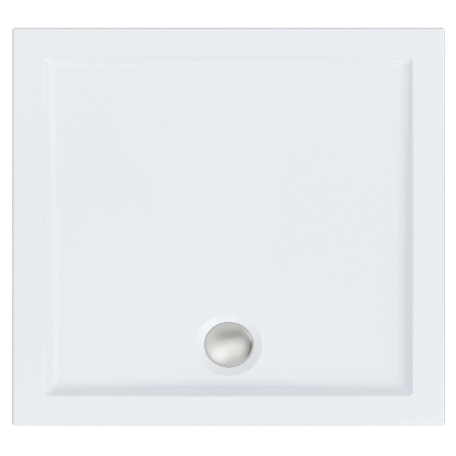 Brodzik kwadratowy Eris biały 80x80cm