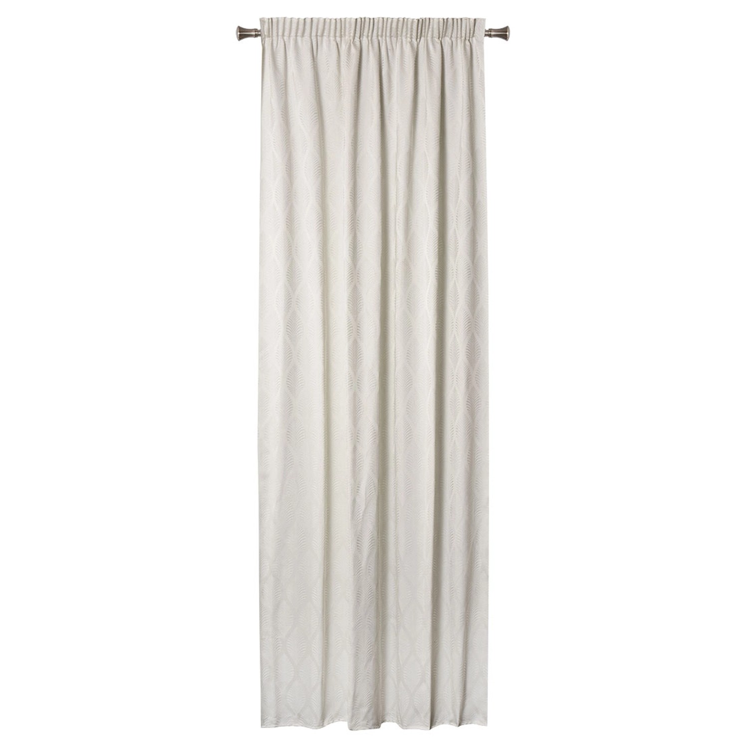 Zasłona FAVART na taśmie 140 cm x 260 cm jasny beż