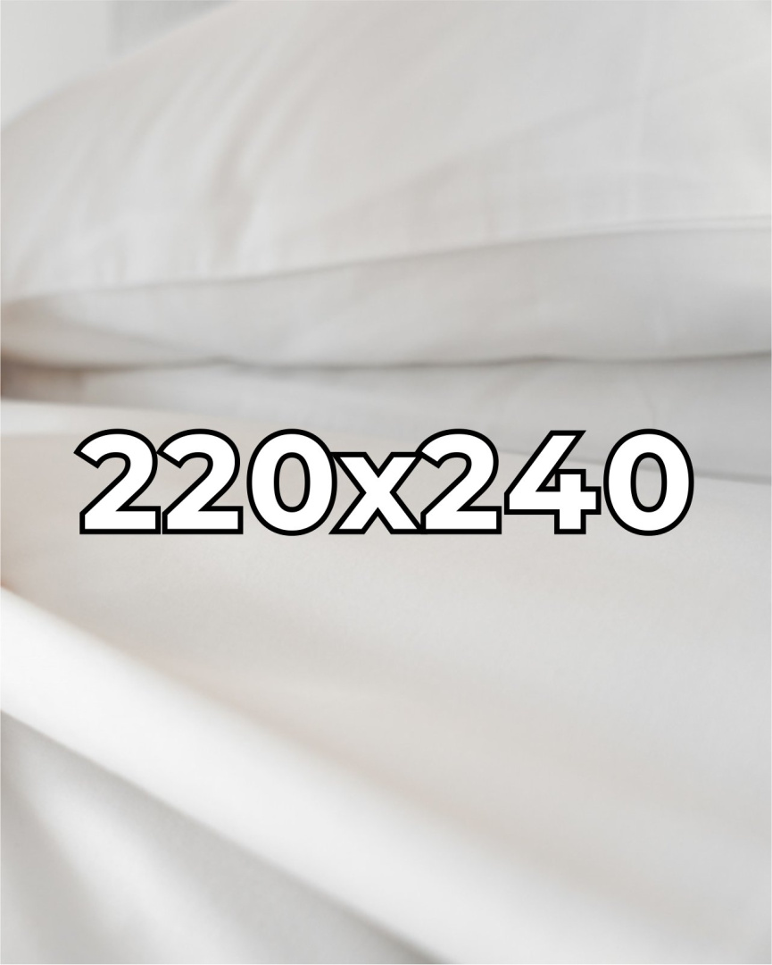 Satynowe prześcieradło hotelowe 220x240 cm, tradycyjne 100% bawełna 150 g
