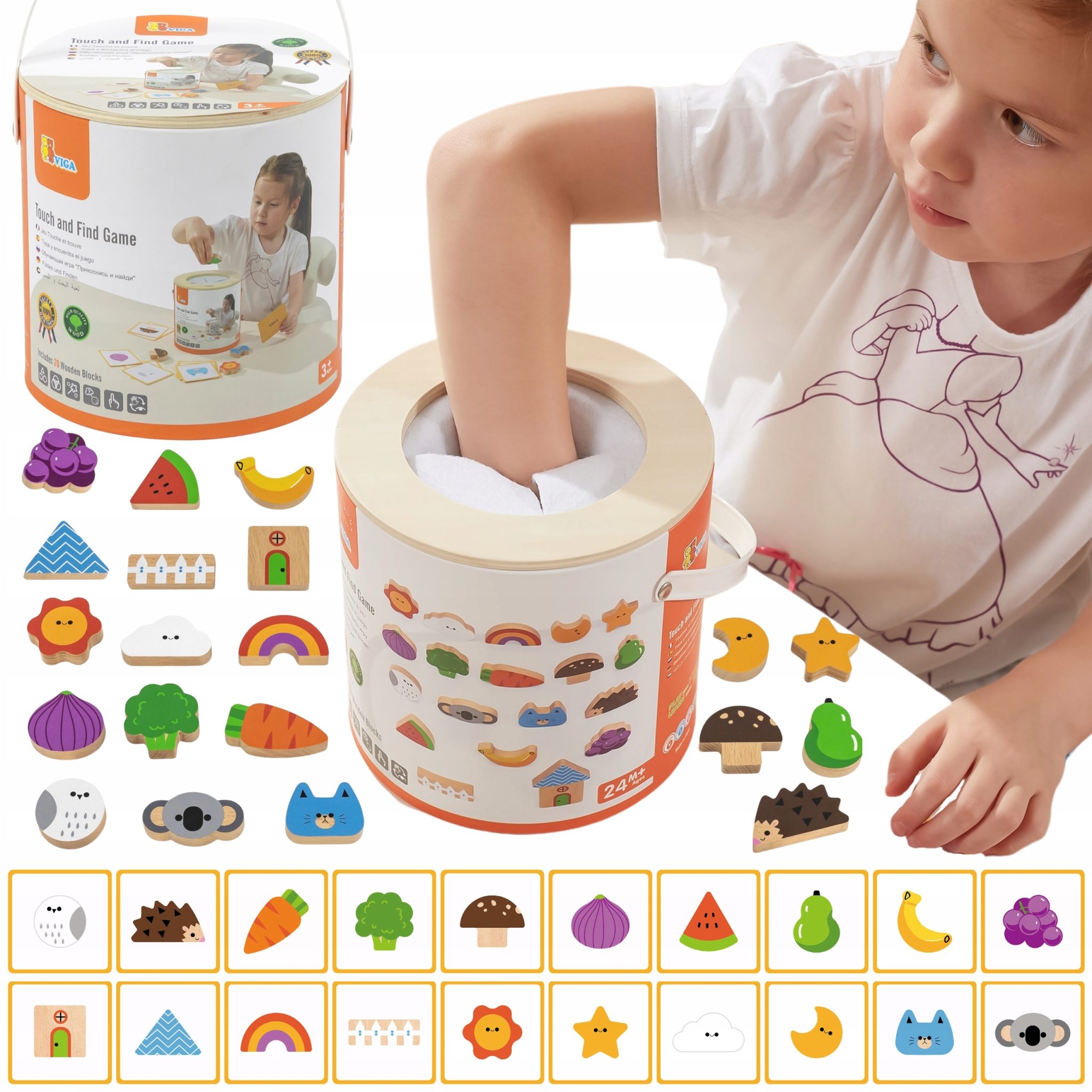 Drewniana gra w ciemno losowanie AL