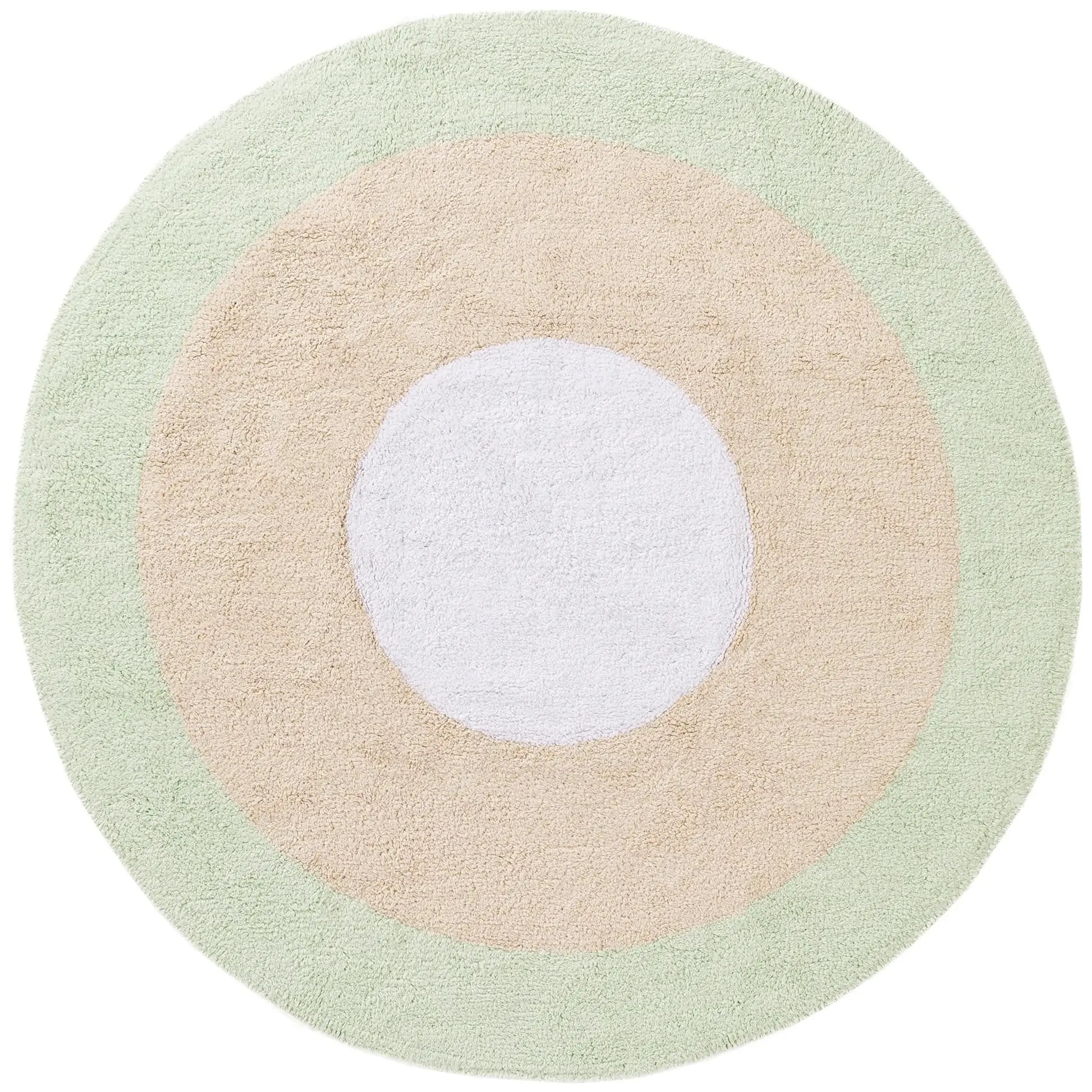 Dywan dziecięcy nadający się do prania Inka jasnozielony BEN - 100cm