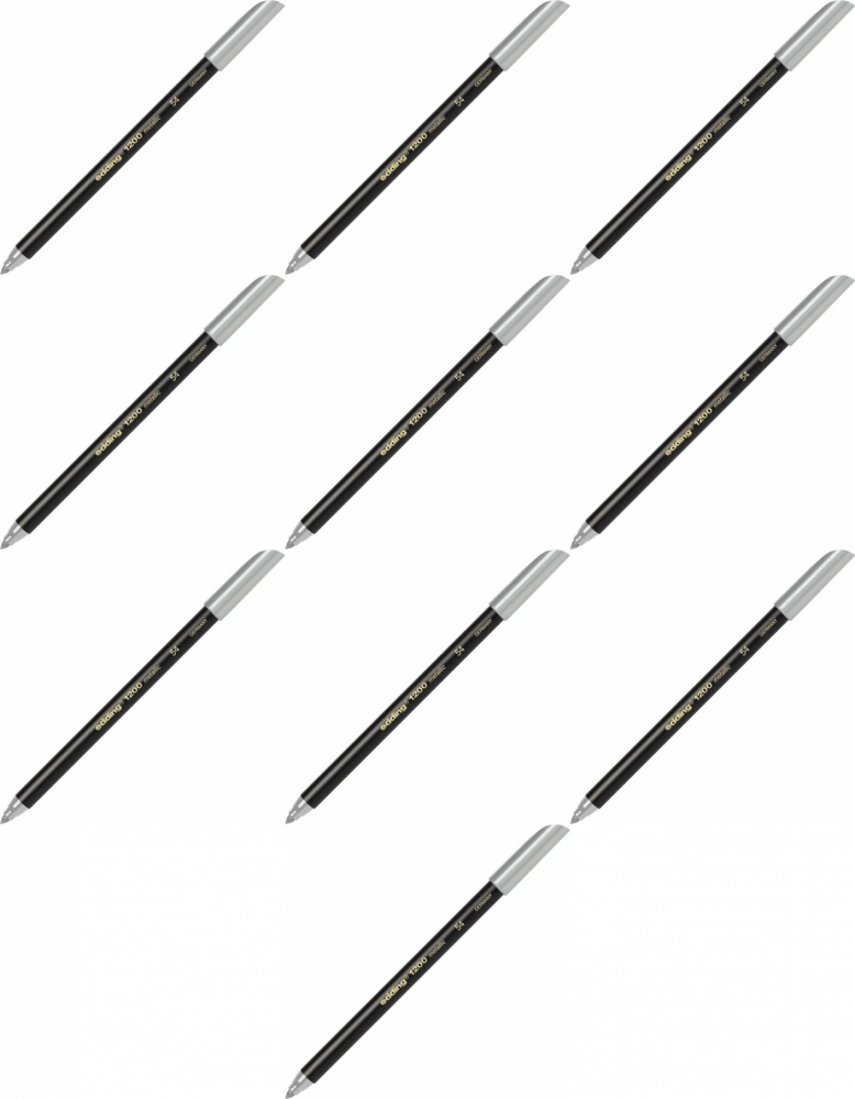 10x Pisak edding 1200 Metallic, 1-3 mm, srebrny