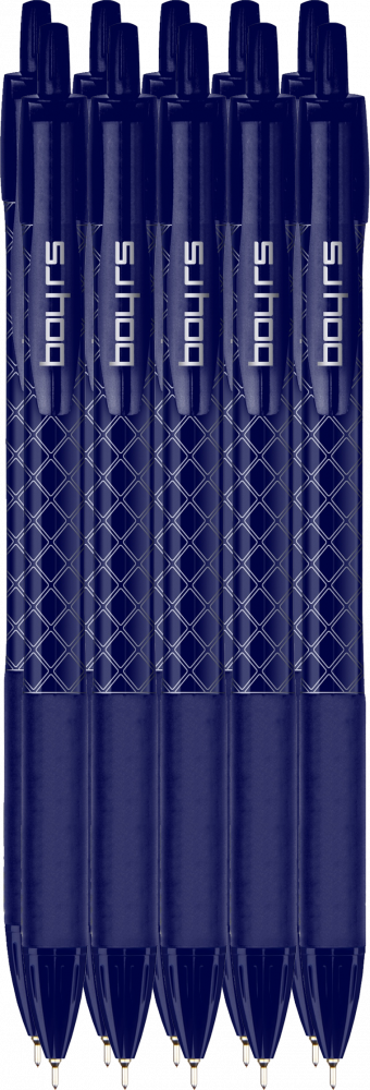 10x Długopis automatyczny Rystor, Boy RS, 0.7mm, niebieski