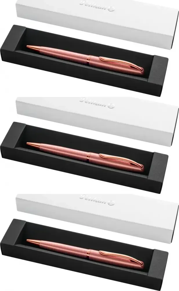 3x Długopis Pelikan Jazz Noble Elegance Rose, niebieski