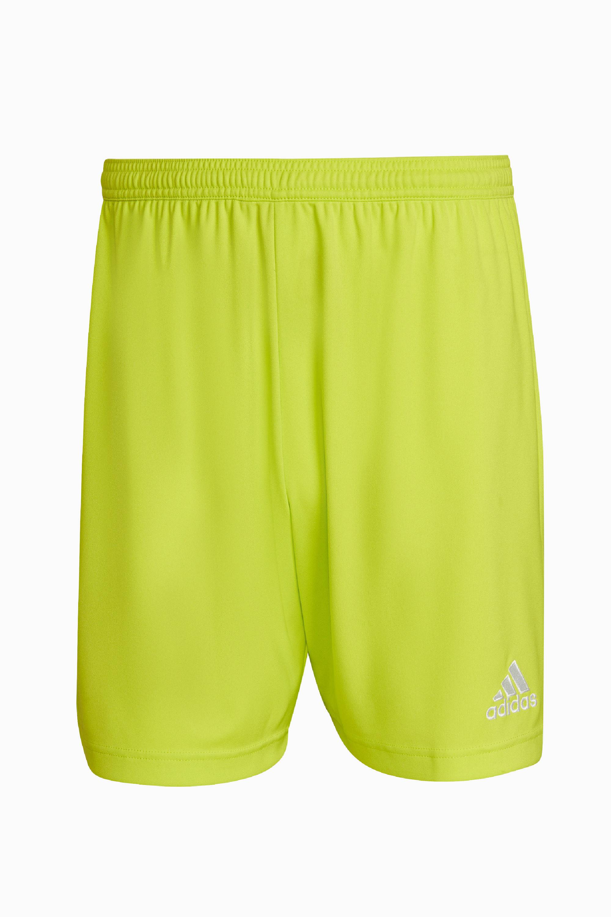 Spodenki adidas Entrada 22 Junior - Limonkowy