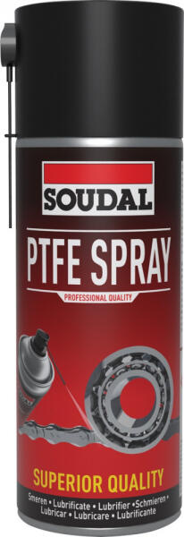 Preparat smarujący do metali i tworzyw sztucznych PTFE SPRAY 400 ml Soudal
