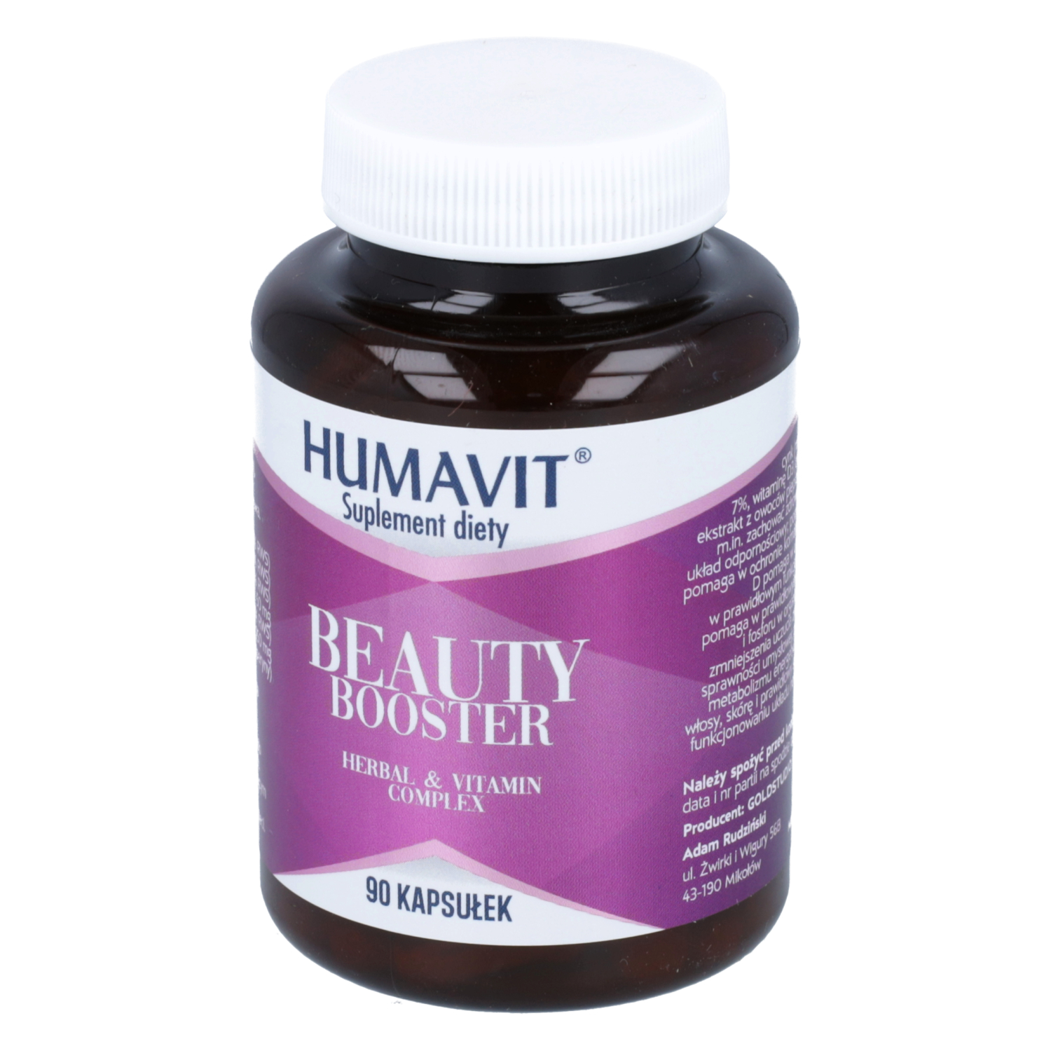 Humavit beauty booster, 90 kapsułek (data ważności: 31.01.2026)