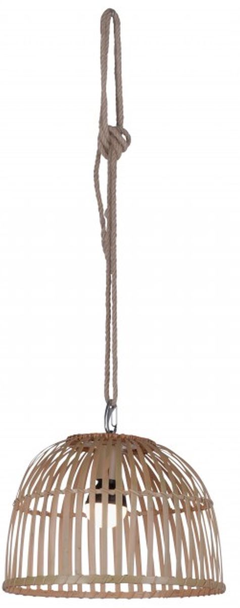 Just Light David lampa wisząca 1x1,5W brązowy/drewno 19920-79