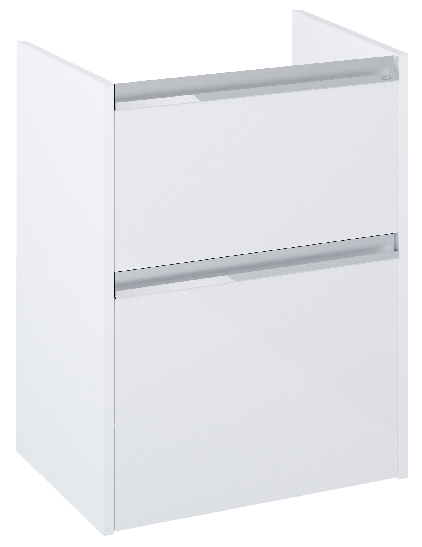 Roca Gap Pro szafka 48,5x37,6x63,5 cm podumywalkowa wisząca biały połysk A857907806