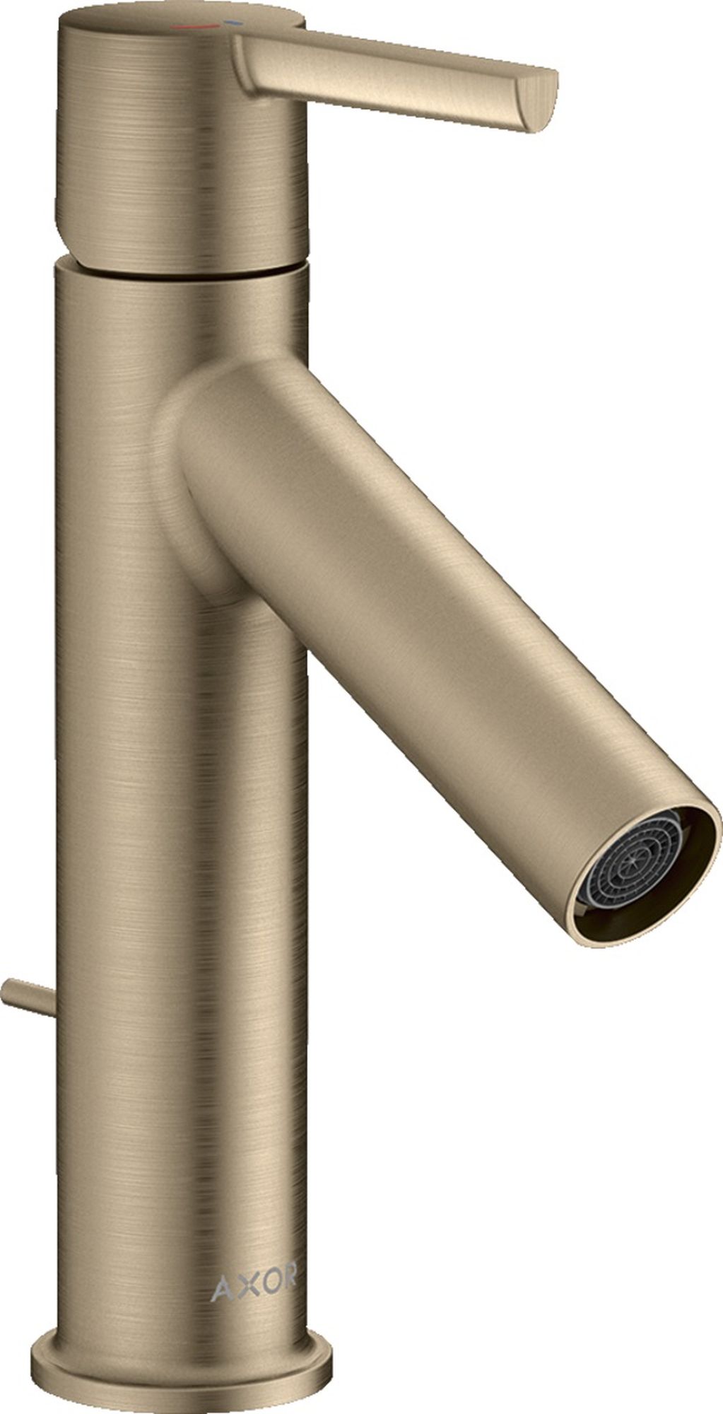 Axor Starck bateria umywalkowa stojąca EcoSmart nikiel szczotkowany 10007820