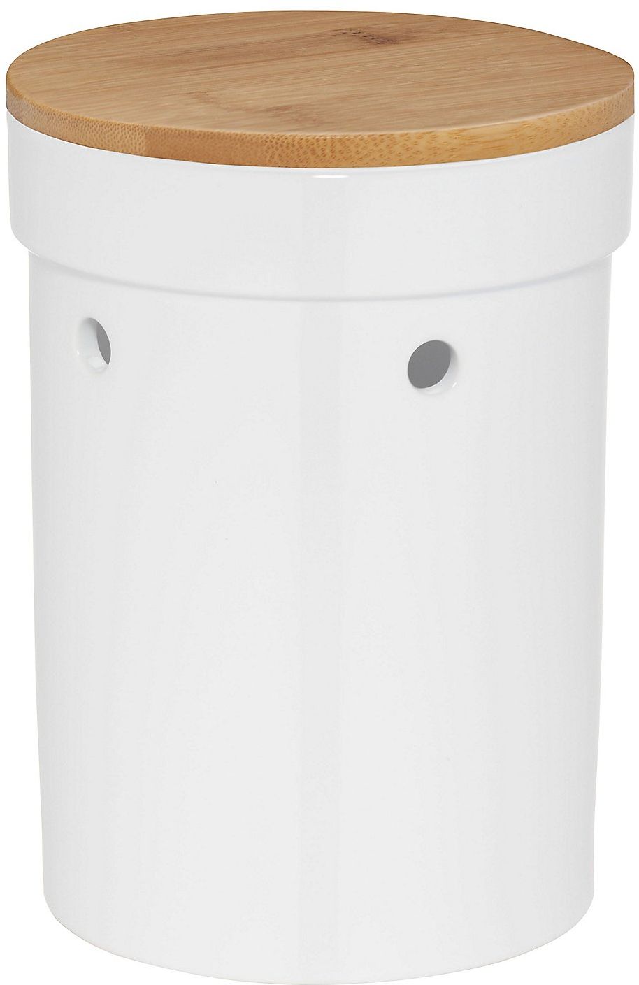 Kela Salena pojemnik do przechowywania 20,5x15 cm biały/bambus 12067
