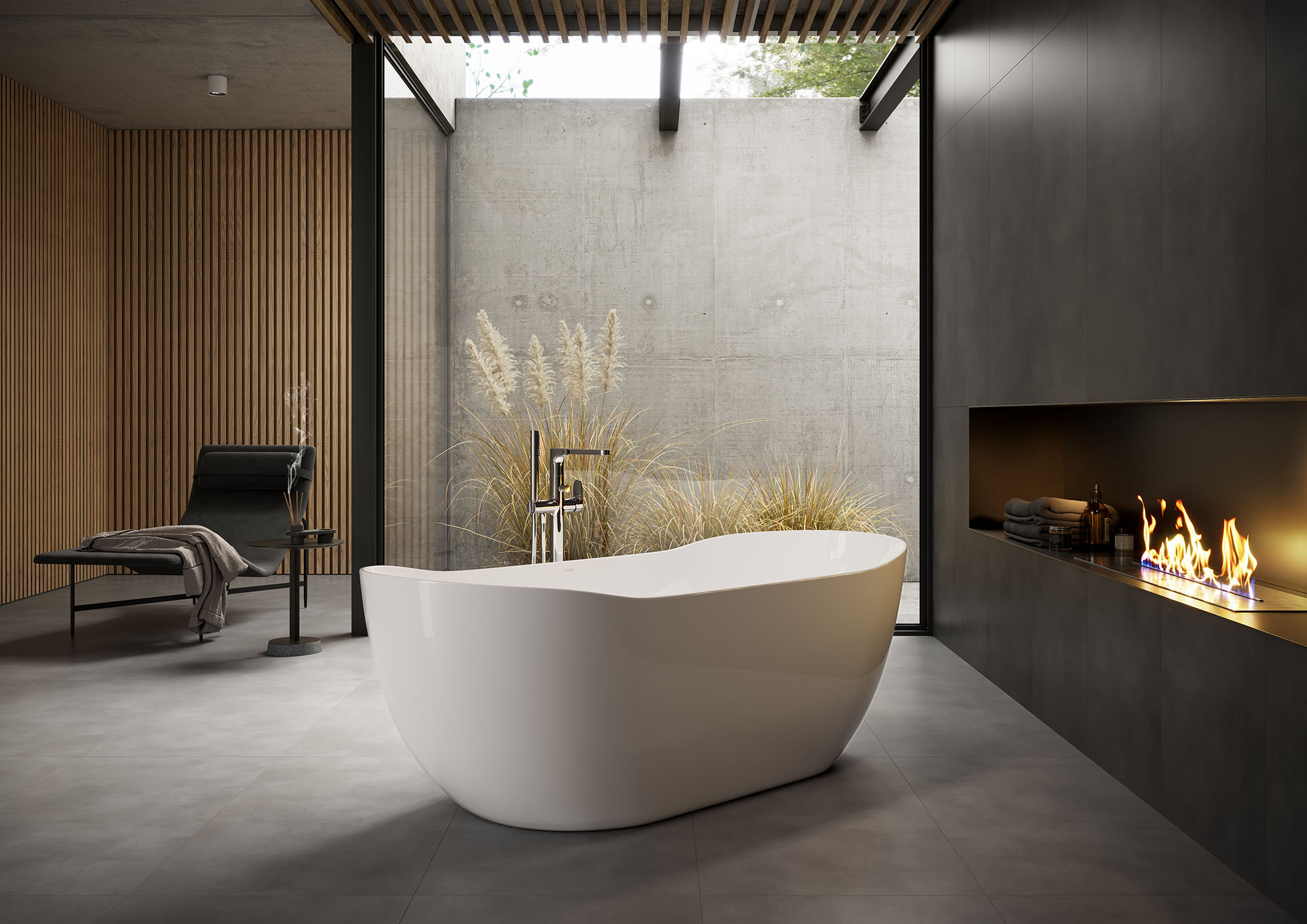 Cersanit Inverto SPA wanna wolnostojąca 180x80 cm owalna biała S301-372