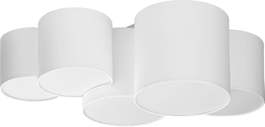 TK Lighting Mona White plafon 5x15W biały 3443 - Wysyłka w 24h