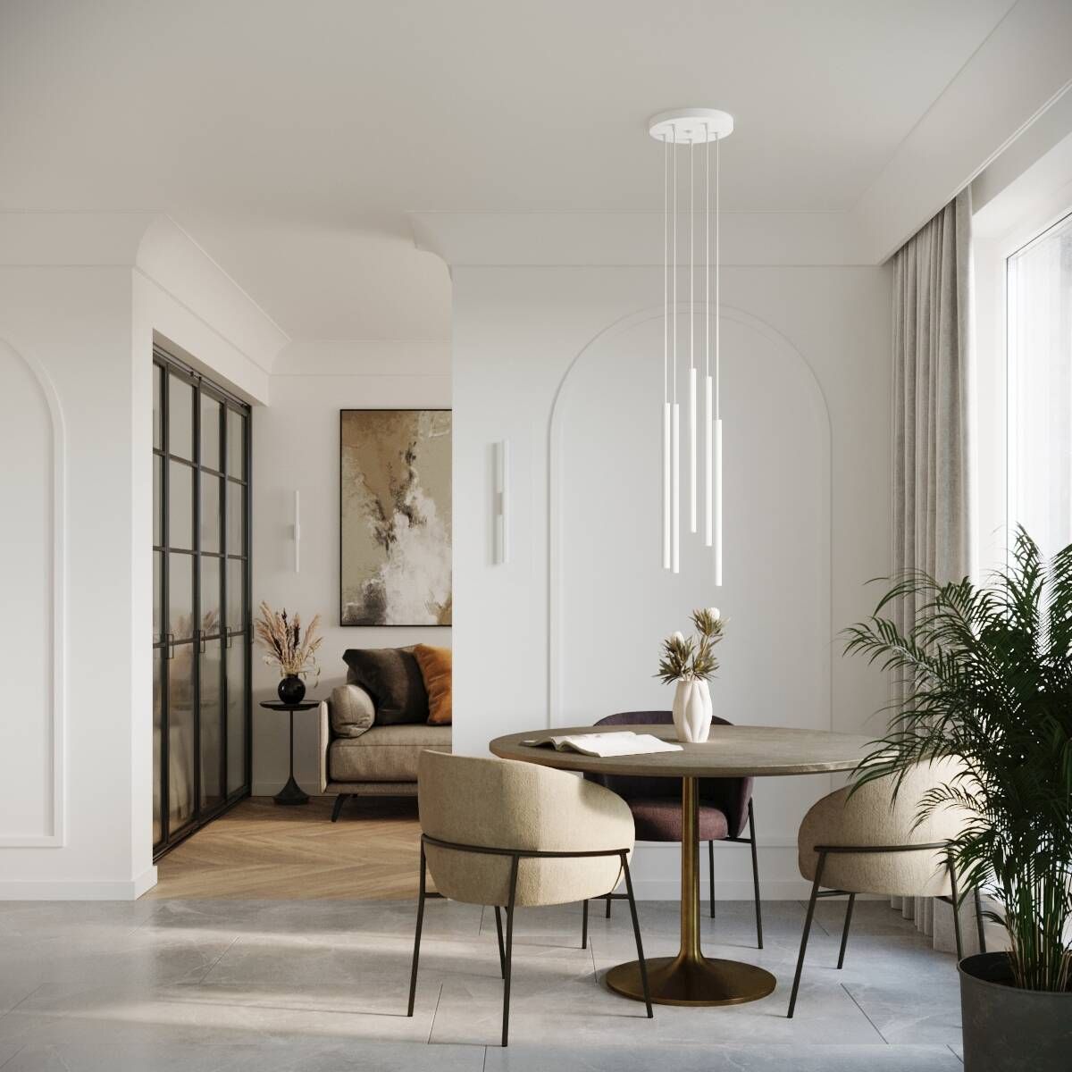 Sollux Lighting Pastelo kinkiet 2x8W biały SL.1177