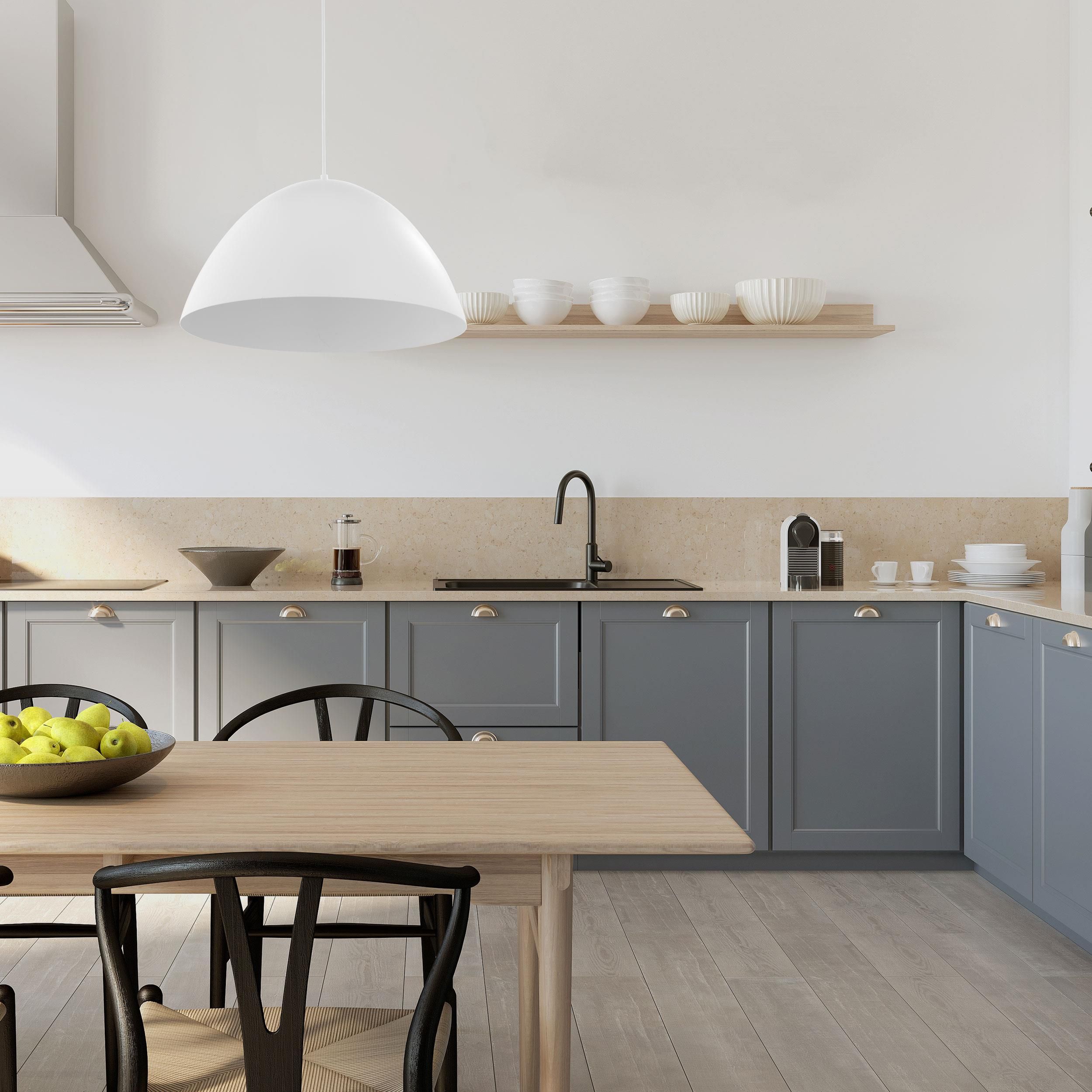 TK Lighting Faro lampa wisząca 1x15W biała 6003