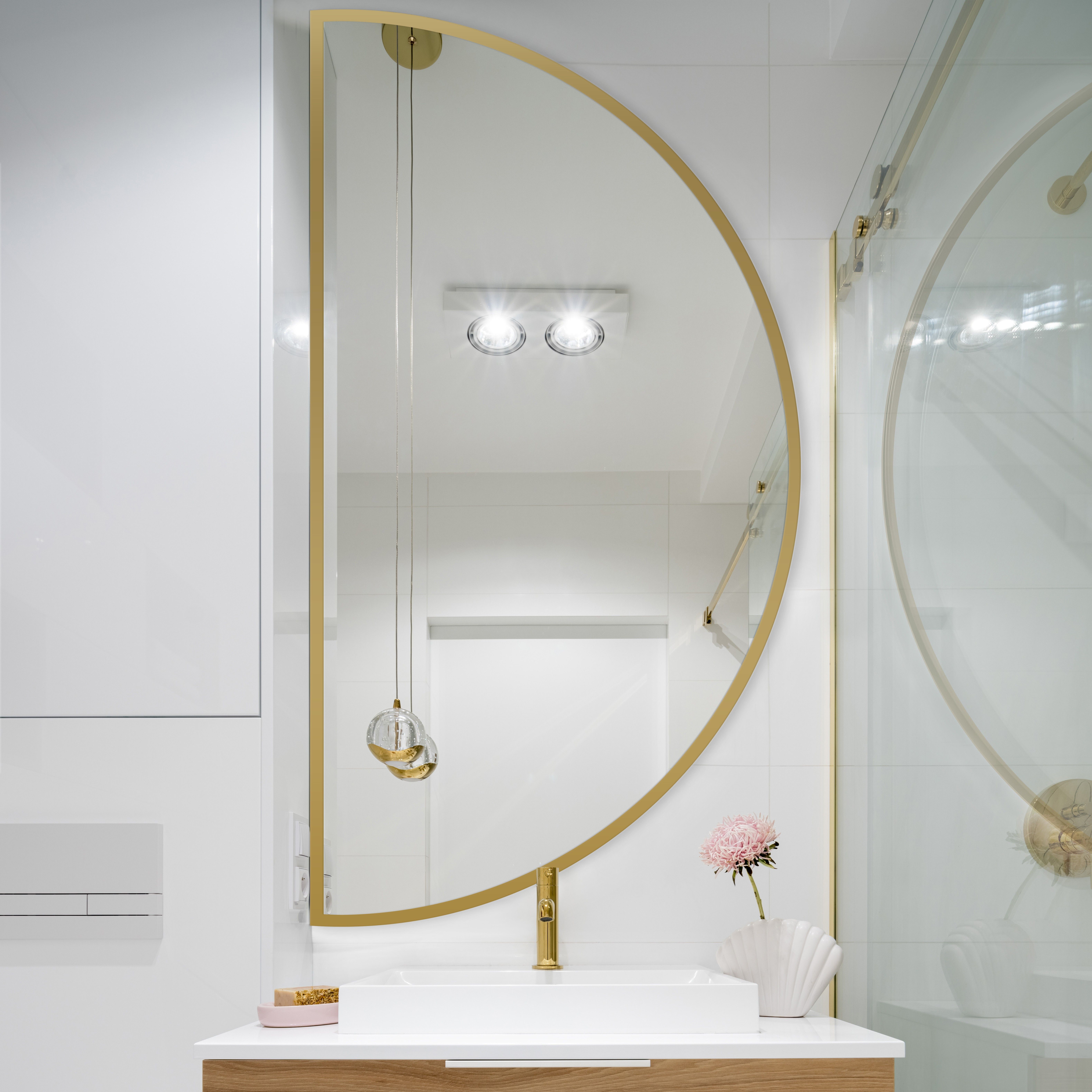 Guarda Musa lustro 90x120 cm złoty FOR-MUS-ZLOTY-90X120