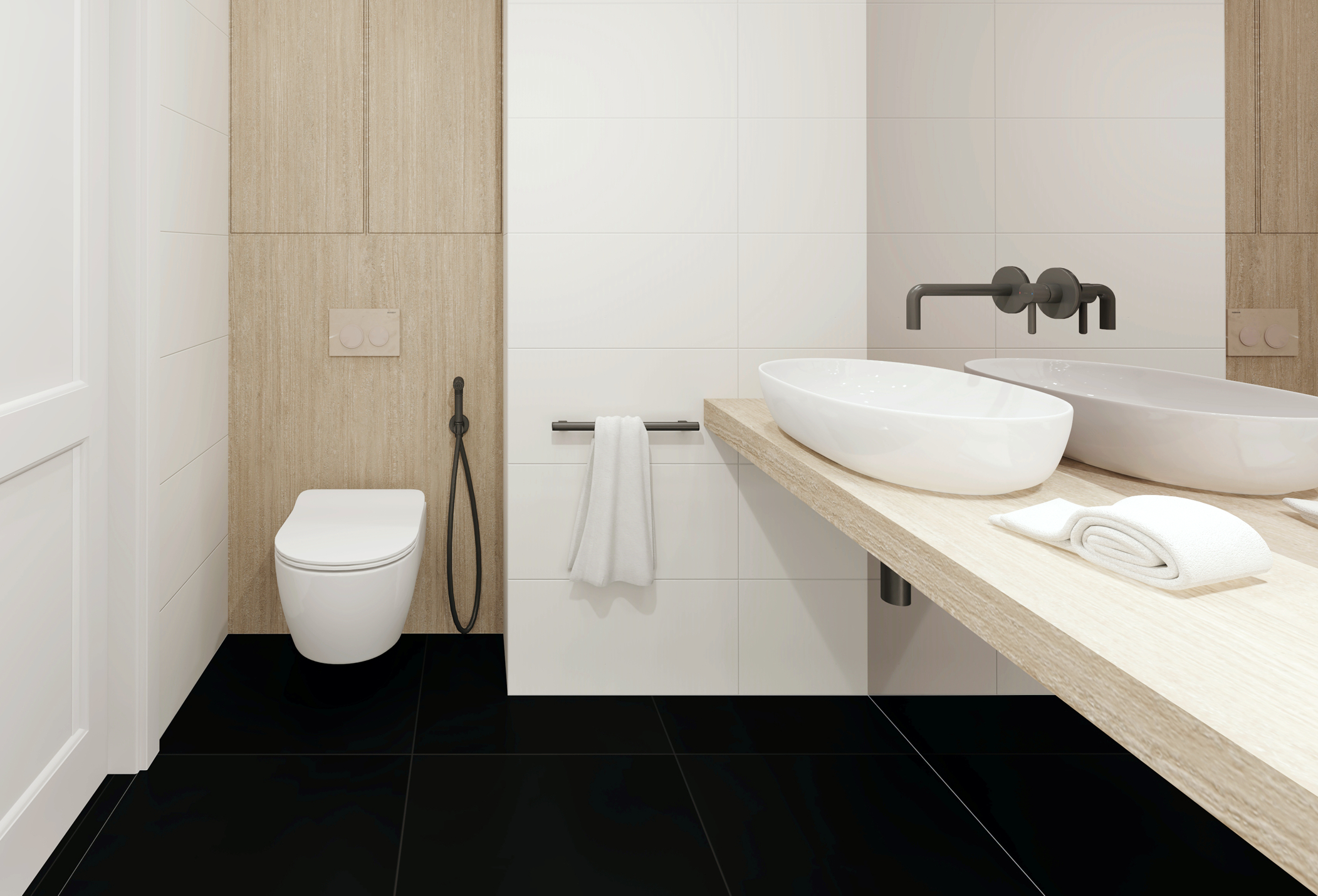 Ego Ceramics Toronto Black płytka ścienno-podłogowa 60x60 cm