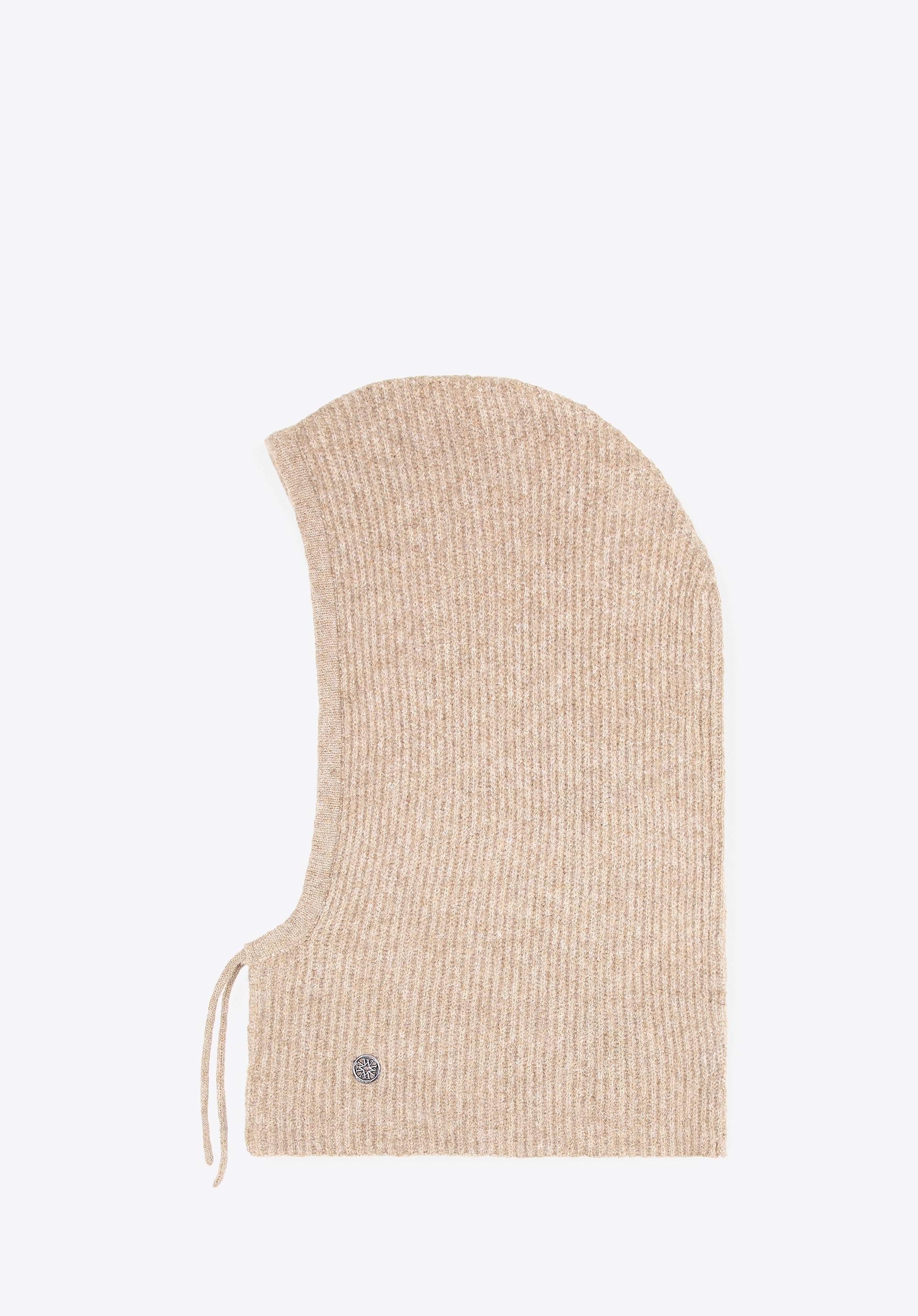 Kominiarka damska z domieszką wełny beżowa