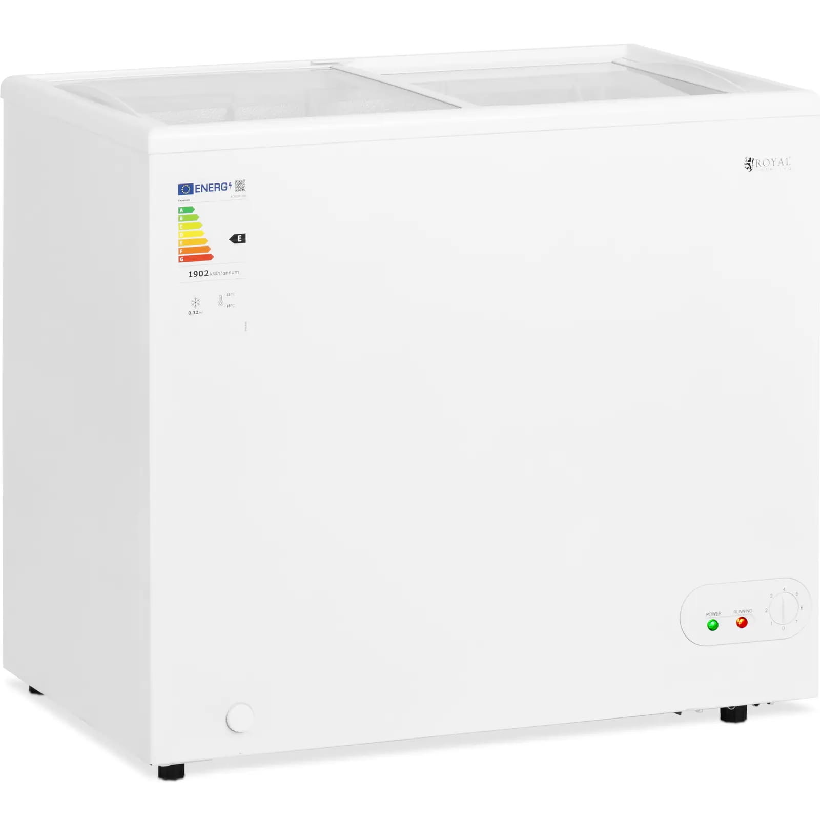 Zamrażarka sklepowa 200 l + kosze | RCFGDF-200