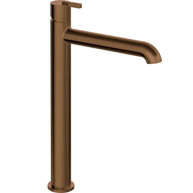 DEANTE Bateria umywalkowa stojąca SILIA wysoka brąz szczotkowany BQS_