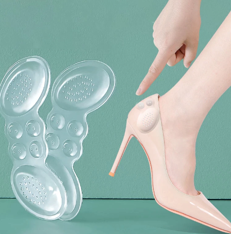 Transparentne przeźroczyste zapiętki do butów