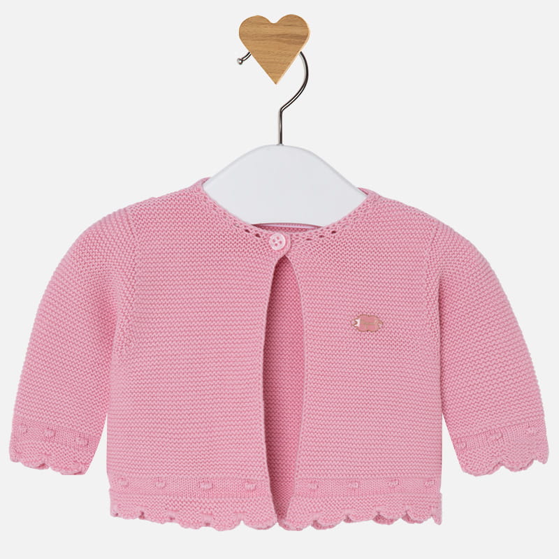 MAYORAL 312 Sweterek bawełniany do chrztu aw17