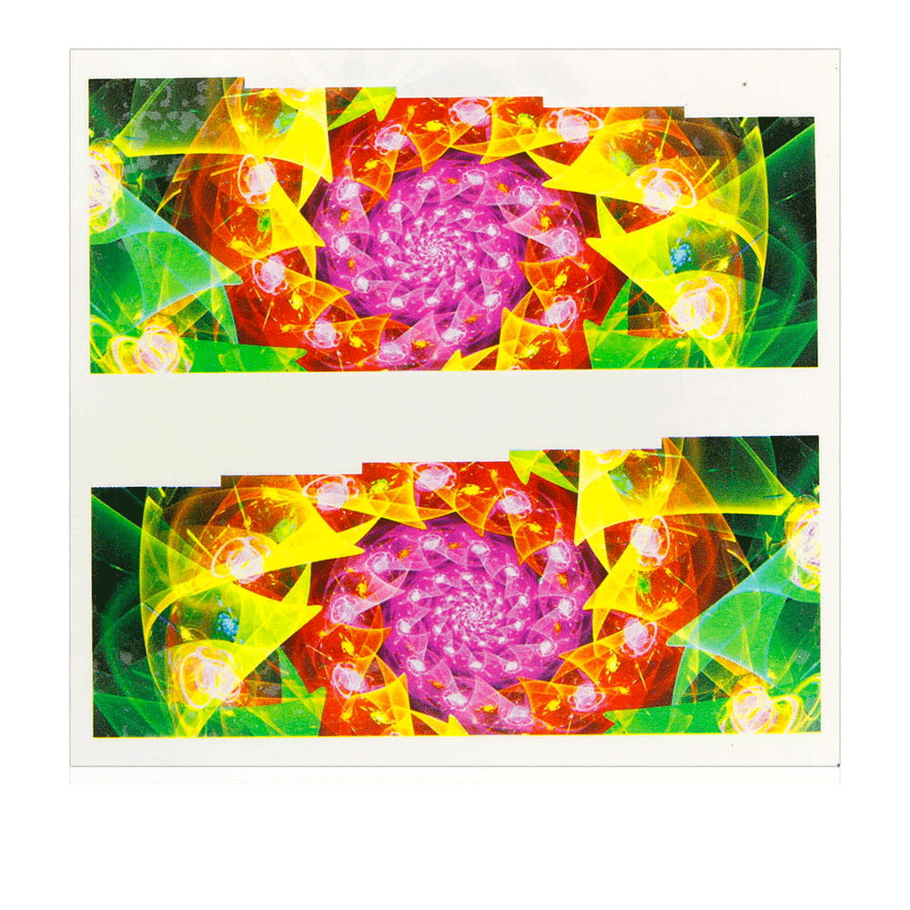 Naklejki wodne do paznokci arkusz 7 x 6,5 cm na 10 palców c Nr 094