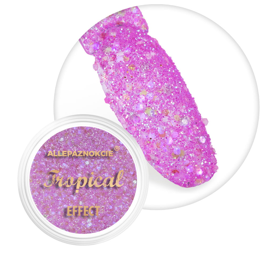 Pyłek do paznokci Tropical Effect Allepaznokcie Bora Bora 1 g Nr 11