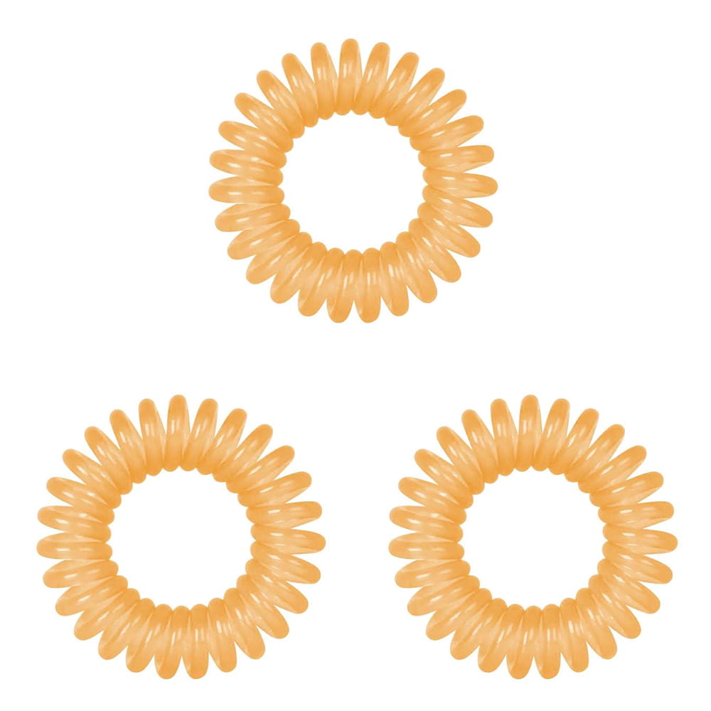 Fox - spring hair ring - gumki do włosów 3szt art. nr 1507047 - pomarańczowe