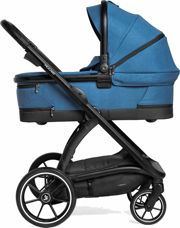 Muuvo Trick - uniwersalny wózek głęboko-spacerowy 2 w 1-Ocean Blue