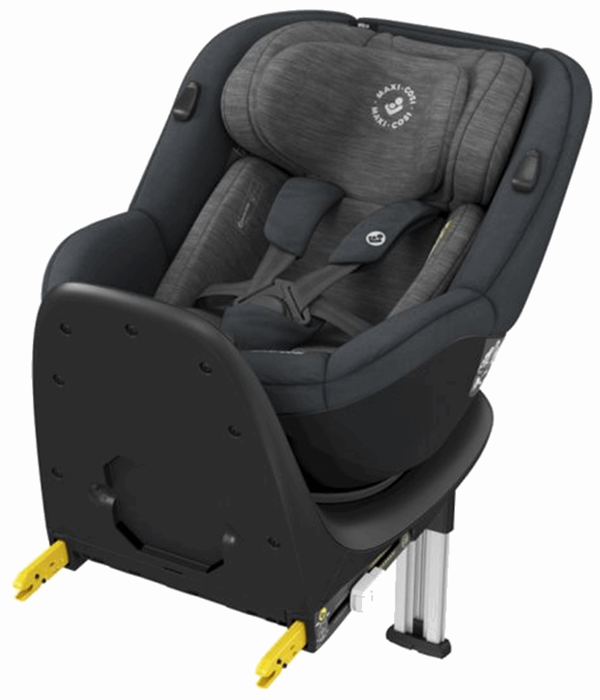 Maxi Cosi, Mica - obrotowy fotelik samochodowy od urodzenia do 4 roku życia-Authentic Graphite