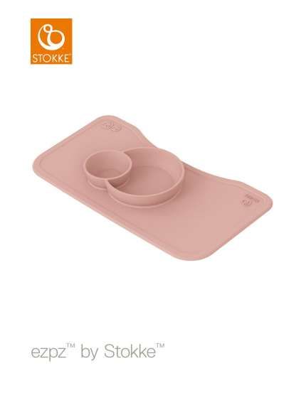 Ezpz by Stokke Placemat for Steps Tray - Silikonowa podkładka do tacki krzesełka Steps-Pink