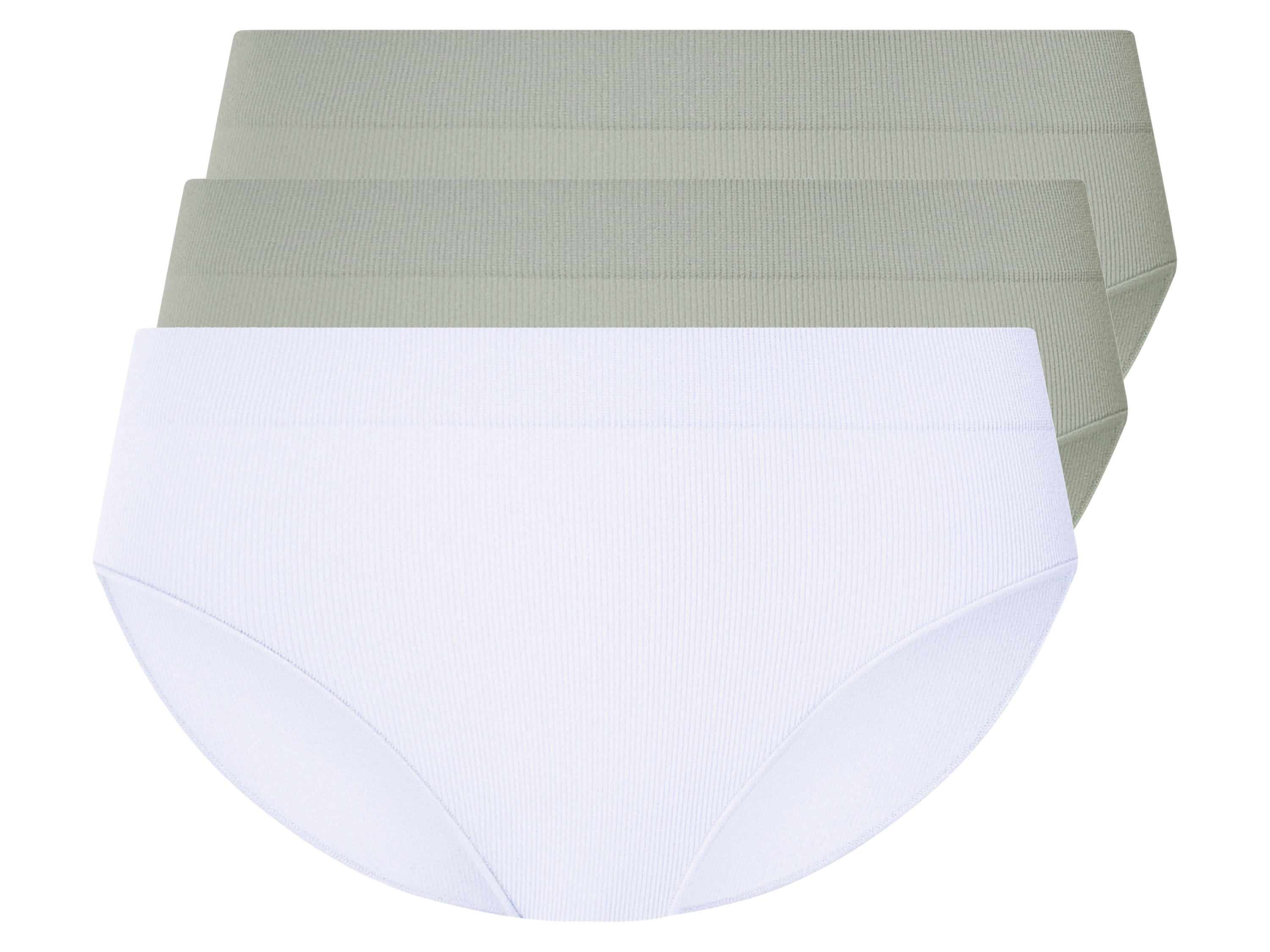 esmara Majtki figi damskie, 3 pary Miętowy/biały, S36/38