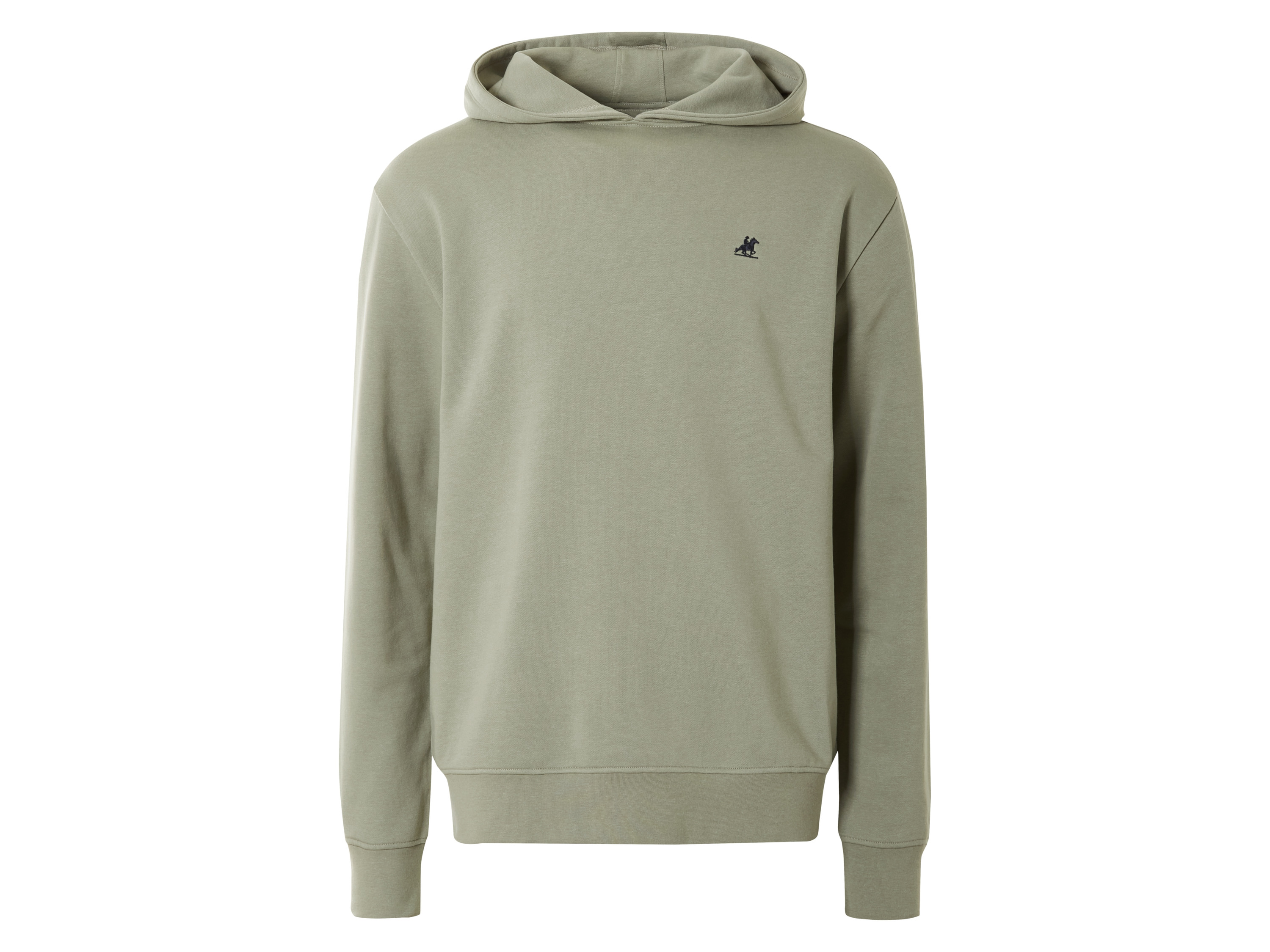 Livergy Bluza męska z kapturem z bawełny U.s. Grand Polo Zielony, XL 56/58
