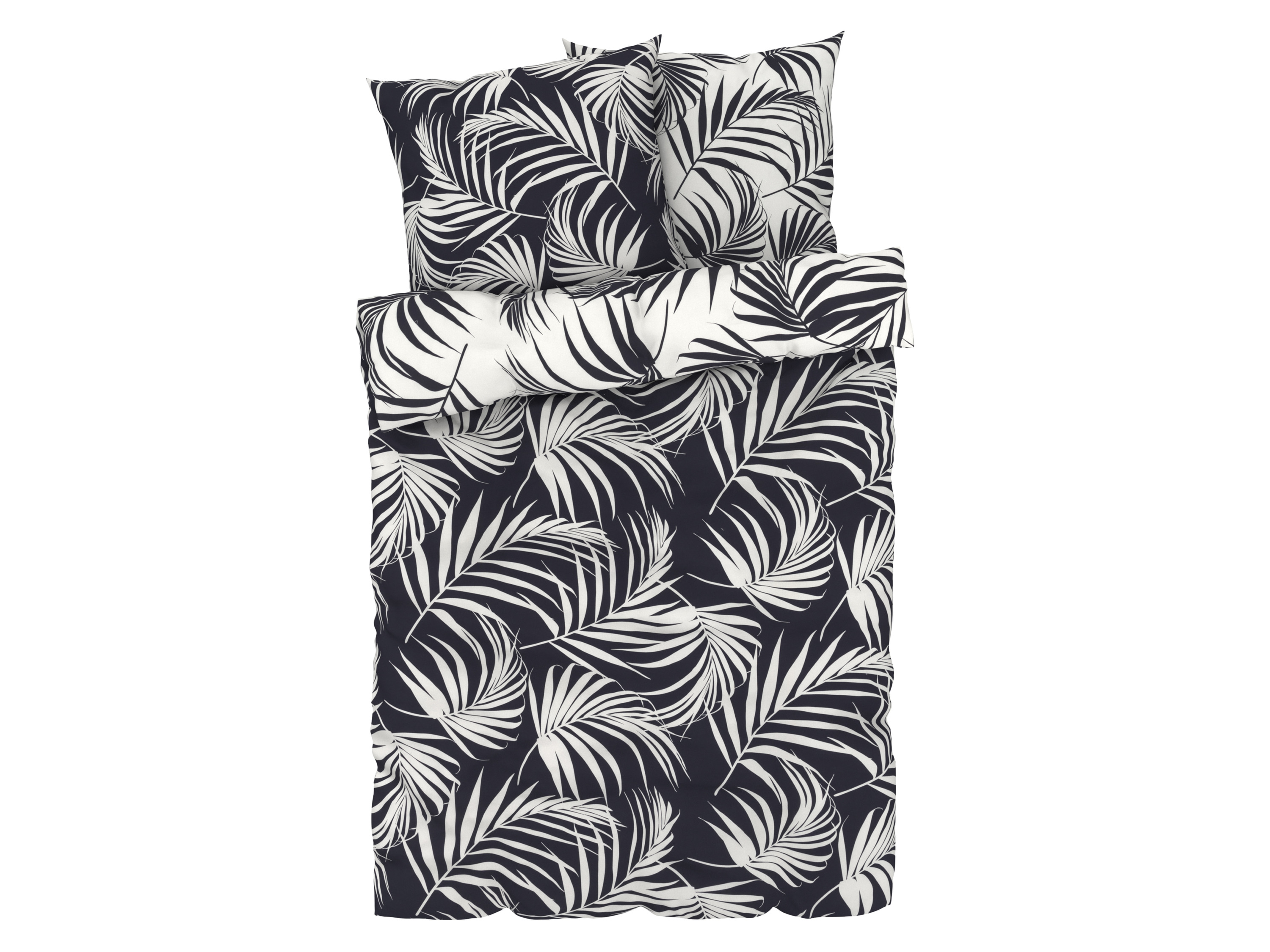 Livarno home Pościel z bawełny renforcé, 220 x 200 cm Palmy
