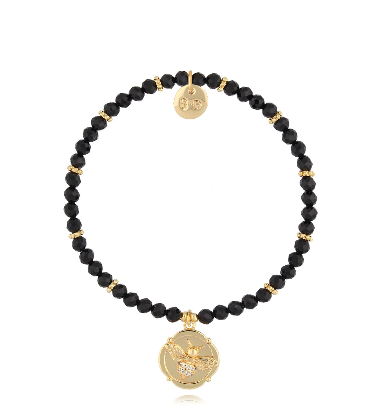 Bransoletka z czarnymi turmalinami Biskira BTW2078