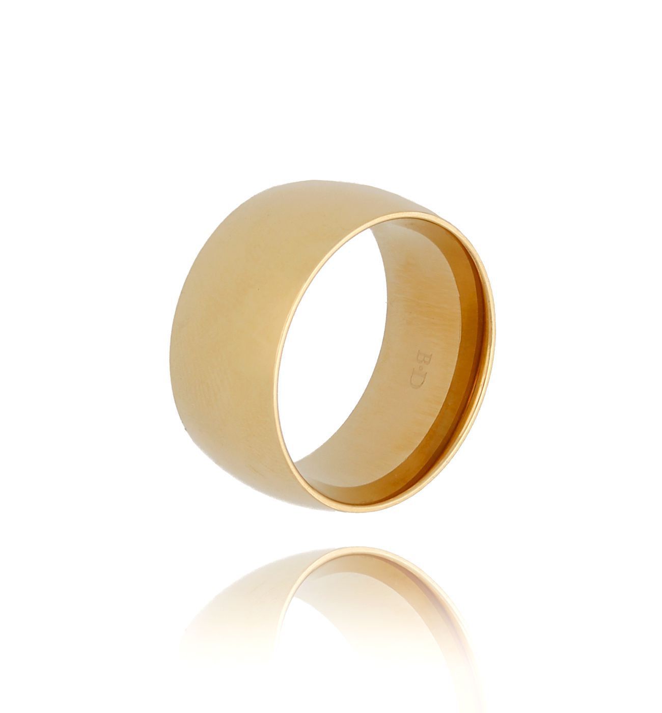 Pierścionek złoty ze stali szlachetnej PSA0353