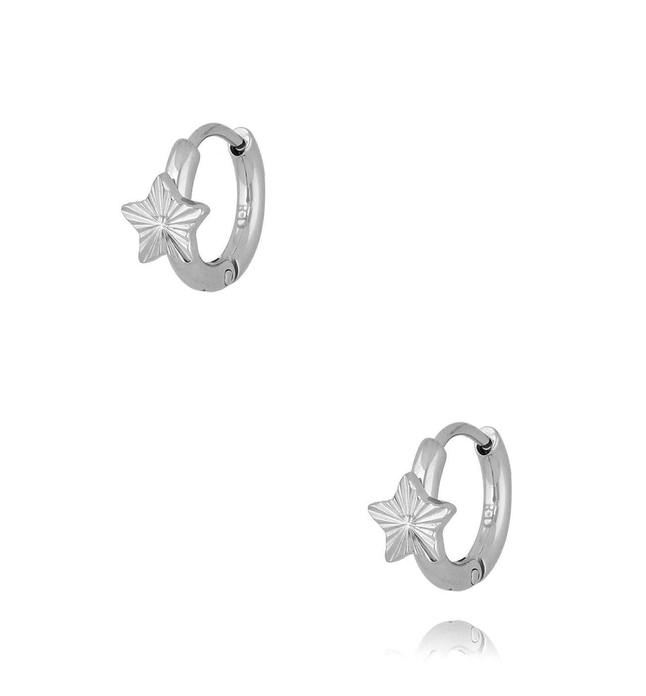 Kolczyki srebrne z gwiazdkami Lille - By Dziubeka